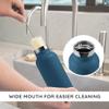 Bambaw Insulated Water Bottle 16 oz, Blue Water Bottle Stainless Steel, Reusable Water Bottle Dishwasher Safe, Stainless Steel Water Bottle Insulated  Aegean Blue view 4