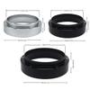 1pc Espresso Dosing Funnel 51/53/58mm Coffee Dosing Ring Aluminum Espresso Distribution Coffee Tool For Home Coffee Bar Shop College Dorm Room Apartment Essential Coffee Accessories (51mm, Black) view 2