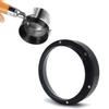 1pc Espresso Dosing Funnel 51/53/58mm Coffee Dosing Ring Aluminum Espresso Distribution Coffee Tool For Home Coffee Bar Shop College Dorm Room Apartment Essential Coffee Accessories (51mm, Black) view 3
