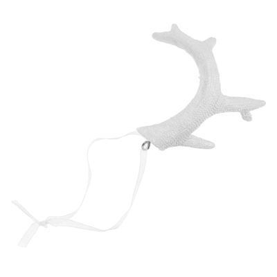 LIFKOME Christmas Tree Ornament Antler Pendant Rustic Holiday Decoration Hanging Antler Decor for Trees Walls Mantels Delicate Craftsmanship Easy to Hang