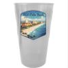 R and R Imports West Palm Beach Florida Design A Souvenir Plastic 16 oz pint Clear 4-Pack view 1