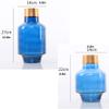 Decorative Vase Light Luxury Glass Vase Decoration Modern Transparent Hydroponic Flower Utensils Creative Flower Arrangement Vase Living Room Home Dining Table Decoration Vase (Size : B) view 2