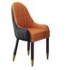 Amunpitic Kitchen Chair Set of 1/2/4/6, Dining Chair PU Leather Living Room with Backrest, Upholstered Dining Chairs, for Dining Room, Kitchen, Vanity, Living Room (M 1Pack) view 1