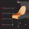 Amunpitic Kitchen Chair Set of 1/2/4/6, Dining Chair PU Leather Living Room with Backrest, Upholstered Dining Chairs, for Dining Room, Kitchen, Vanity, Living Room (M 1Pack) view 4