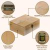 arricraft 1 Pcs Wooden Memory Keepsake Box, Love You With Locking Wood Boxes Large Storage Box for Art DIY Stash Box Home Storage Keepsake Box for Craft Gifts, 10 x 8 x 4.25 Inch view 3