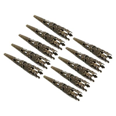 PATIKIL 41mm Corsage Decorative Holder, 20 Pcs Brooch Pin Vase Pocket Boutonnieres Holder for Wedding Party DIY Crafts, Bronze