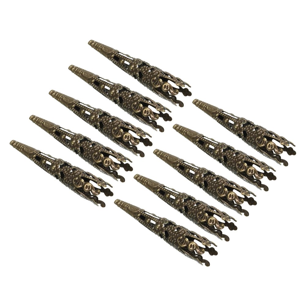 PATIKIL 41mm Corsage Decorative Holder, 20 Pcs Brooch Pin Vase Pocket Boutonnieres Holder for Wedding Party DIY Crafts, Bronze
