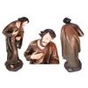 Wowser European Nativity Christmas Set, 3 Pieces, Freestanding Christmas Decoration, Artisan Holiday Dcor, 30 Inches view 4