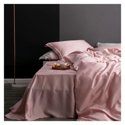 QuKan Bed, 100% Silk Natural Fabric Home Bedding Duvet Cover Pillowcase Bed Sheet Bedspread Bed Cover Set