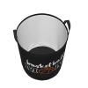 Basketball Mom Clothes Hamper Dirty Clothes Storage Basket Foldable with Handles Laundry Basket, for Bedroom, Bathroom Small view 3