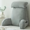 XIEMINLE Reading Pillow for Bed, Back Support Pillow, Home Lumbar Support Cushion, Removable Neck Pillow, Sofa Waist Pillow Ideal for Reading, Sitting, Relaxing,75 * 40 * 55cm,Grey1 view 1