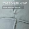 XIEMINLE Reading Pillow for Bed, Back Support Pillow, Home Lumbar Support Cushion, Removable Neck Pillow, Sofa Waist Pillow Ideal for Reading, Sitting, Relaxing,75 * 40 * 55cm,Grey1 view 3