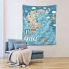 AMAZWI Greece Map Tapestries,Aesthetic Tapastrys Wall Hanging For Bedroom Living Room Dorm,Home Decor Tapestry view 3