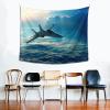 AMAZWI Aircraft Fighter Jets Tapestry Wall Hanging, Aesthetic Wall Decor Tapestry Artposter For Living Room Dorm,60x51 Inch view 2