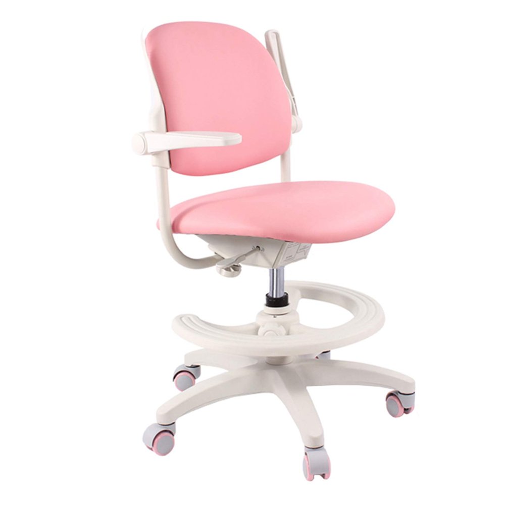 Liftable Study Chair Pedable Ergonomic Swivel Desk Chair Office Chairs Student Swivel Chair Writing Chair Suitable for Girls and Boys