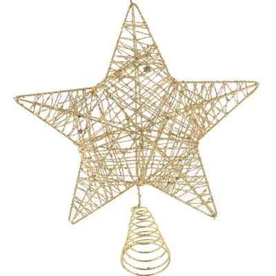 PRETYZOOM Christmas Tree Star Topper Reusable Star Treetop Ornament for Holiday Decoration Safe and Convenient Design for Home Office Party Use