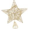 PRETYZOOM Christmas Tree Star Topper Reusable Star Treetop Ornament for Holiday Decoration Safe and Convenient Design for Home Office Party Use view 1
