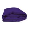 5pcs Cotton Hotel Quality Duvet Cover Oversize Queen (98 x 98) Zipper Clouser Solid Purple Duvet Cover view 2
