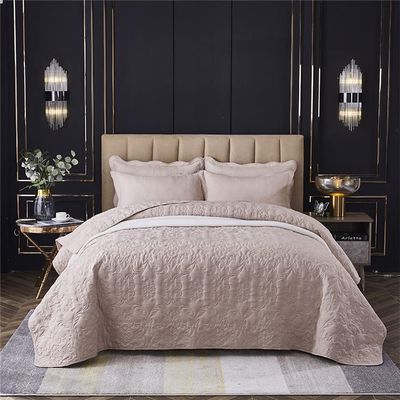 SKipdr Embossed Sheetsplaid Sheetsbedspreadsblankets Thin Quilts Bed Covers Summer Cool Quilt Kits (Color : D, Size : 220x240cm)