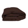 5pcs Cotton Hotel Quality Duvet Cover Twin (68 x 90) Zipper Clouser Solid Brown Duvet Cover view 2