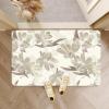 Abstract Flowers Bathroom Rugs 24x36, Extra Soft and Absorbent Microfiber Bath Mat, Non-Slip, Machine Washable, Quick Dry Shaggy Bath Carpet, Suitable for Bathroom Floor, Tub, Shower view 2