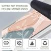 Abstract Flowers Ultra Thin Bath Mat Quick Dry Floor Mat, Super Absorbent Bathroom Rugs, Rubber Backed Bath Mat for Bathroom Non Slip, Washable Bathroom Rugs Fit Under Door, Bathtub 18x30 view 4