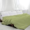 3pcs Cotton Hotel Quality Duvet Cover Oversize Queen (98 x 98) Zipper Clouser Solid Sage Green Duvet Cover view 1
