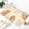 Abstract Flowers Bath Mat Rug, 60x96, Ultra Soft and Non-Slip Bathroom Rugs, Water Absorbent and Machine Washable Bath Rug for Bathroom, Shower, and Tub view 1