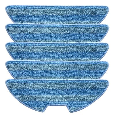 Side Brush Filter Mop Cloth/Fit for Blaupunkt Bluebot XPOWER+ Robotic Vacuum Cleaner Household Cleaning Parts Replacement Accessory (Color : 5X mop Cloths)