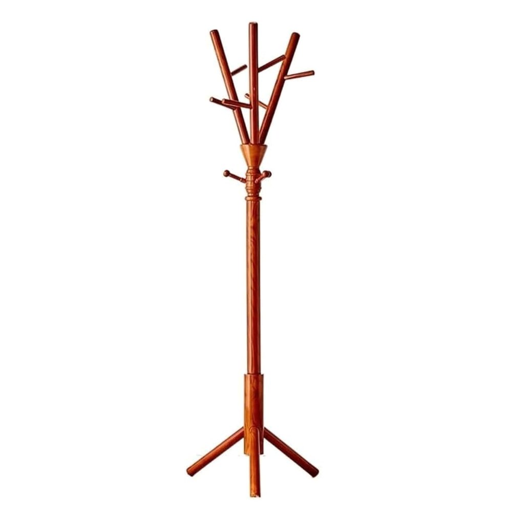 Coat Stand Coat Rack Freestanding With 9 Hooks Coat Stand Wooden Coat Holder For Entryway Home Bedroom Coat Shelf Easy Assembly Space Saver