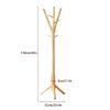 Coat Stand Coat Rack Freestanding With 9 Hooks Coat Stand Wooden Coat Holder For Entryway Home Bedroom Coat Shelf Easy Assembly Space Saver view 2