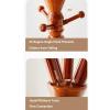 Coat Stand Coat Rack Freestanding With 9 Hooks Coat Stand Wooden Coat Holder For Entryway Home Bedroom Coat Shelf Easy Assembly Space Saver view 3