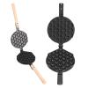 Bubble Waffle Maker, Kitchen Nonstick Egg Bubble Baking Molds Plate, Waffle Maker Baking Pan Tool, Egg Waffler Iron Griddle for Home Commercial Use view 2