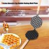 Bubble Waffle Maker, Kitchen Nonstick Egg Bubble Baking Molds Plate, Waffle Maker Baking Pan Tool, Egg Waffler Iron Griddle for Home Commercial Use view 4