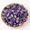 300g Purple Agate Stone Decorative Gravel Stones Tumbled Stones Irregular Shaped Stone Beads Agate Crushed Stone for Vase Filler Landscape Bottom Decoration DIY Handmade, About 15mm-20mm view 2