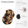 Cute German Shepherd Puppy Print Car Cup Holder Coaster 2 Pcs Non-Slip Coasters Rubber Cup Mat Insert Coasters Fit for Most Vehicles view 4