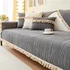 Sofa Covers Washable Funny Fuzzy Couch Cover Sectional Couch Covers For 3 Cushion Couch Sofa Pet Friendly Sofa Slipcovers Dog Couch Cover Protector Super Cozy (Only 1 Piece/Not All Set) ( Color : Gray view 1