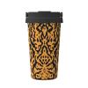 BTCOWZRV Animal print pattern Travel Coffee Mug Spill Proof Spill Proof Coffee Mug with Lid Insulated Coffee Tumbler Portable Thermal Mug Leak Proof Reusable Travel Coffee Cup for Hot and Cold view 2