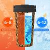 BTCOWZRV Animal print pattern Travel Coffee Mug Spill Proof Spill Proof Coffee Mug with Lid Insulated Coffee Tumbler Portable Thermal Mug Leak Proof Reusable Travel Coffee Cup for Hot and Cold view 4