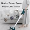 Cordless Vacuum Cleaner, 8500Pa Powerful Stick Vacuum, Lightweight Carpet Cleaner with 500ml Dust Cup, Rechargeable Handheld Vacuum for Carpet and Hard Floor Pet Hair (Green) view 2