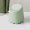 WOOXGEHM Mini Trash Can with, with Press Fit Lid, Small Desktop Lid, Commercial Small Waste Basket, for Bathroom/Coffee/Bedroom/Office, Household Items(Green) view 2