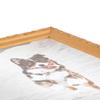 ArtToFrames 9x47 Inch Gold Picture Frame, This 1.50 Inch Custom Wood Poster Frame is Bright Gold, Great for Your Art or Photos - Comes with Economy Acrylic view 3