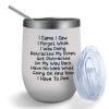 Adimidy Tumbler I Came I Saw I Forgot What I Was Doing Tumbler Insulated for Hot and Cold Tumbler with Lids and Straws funny Gift for Aunt for Office view 2