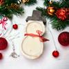 Snowman Dough Bowl Candle (Christmas Cottage) view 1