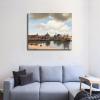 Johannes Vermeer Delft Poster Picture HD Wall Art Canvas Printing Bedroom Living Room Office Decoration Aesthetic Artwork (Unframed,1624inch) view 2