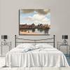 Johannes Vermeer Delft Poster Picture HD Wall Art Canvas Printing Bedroom Living Room Office Decoration Aesthetic Artwork (Unframed,1624inch) view 4