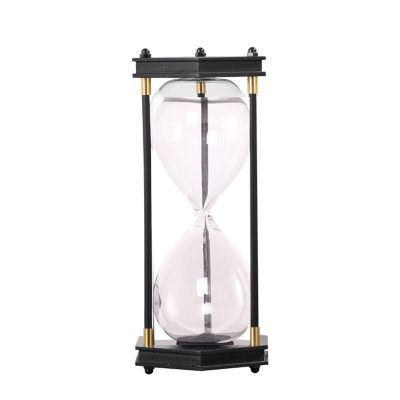 Hourglass Timer,30 Minutes Wooden Sand Timer Large Hourglass Timer Decorative Sandglass Hourglass Decoration Hourglass Home Desk Decor Xmas Birthday Gift Office Desk Bedroom Party Holiday Wooden Hourg