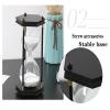 Hourglass Timer,30 Minutes Wooden Sand Timer Large Hourglass Timer Decorative Sandglass Hourglass Decoration Hourglass Home Desk Decor Xmas Birthday Gift Office Desk Bedroom Party Holiday Wooden Hourg view 4