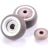 Computer Chair, 4pcs 2 Inch Brake Swivel Caster Wheels for Trolley Pallet Universal Mute Soft Rubber Heavy Duty Rollers Furniture Hardware view 4