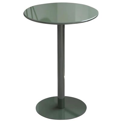 Round Cocktail Bar Table with Metal Base, Tall Bistro Pub Table, Counter Height Dining Table Breakfast Kitchen Bar Table Coffee Table for Small Space (Size : 60x60x104cm)
